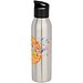 Sky 650 ml RCS-zertifizierte, einwandige Trinkflasche aus recyceltem Edelstahl, edelstahl grau