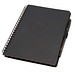 Slate wiederverwendbares Hardcover Notizbuch und Stiftset (schwarze Mine), schwarz