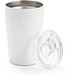 SLIDER. Reisebecher (Sublimation) aus Edelstahl 380 ml, Weiß