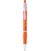 SLIM BK. Kugelschreiber aus ABS mit Gummigriff, Orange