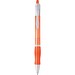 SLIM. Rutschfester Kugelschreiber aus ABS mit Clip, Orange