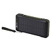 Soldy 10.000 mAh Solardynamo-Powerbank aus recyceltem GRS Kunststoff, armeegrün