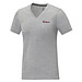 Somoto T-Shirt mit V-Ausschnitt für Damen, heather grau, S