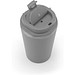 SPITZ. Reisebecher aus Edelstahl (90 % recycelt) und Außenwand aus PP mit matter Oberfläche 440 ml, Grau