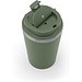 SPITZ. Reisebecher aus Edelstahl (90 % recycelt) und Außenwand aus PP mit matter Oberfläche 440 ml, Khaki