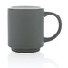 Stapelbare Keramiktasse, grau