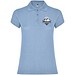 Star Poloshirt für Damen, himmelblau, 2XL