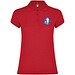 Star Poloshirt für Damen, rot, S