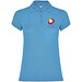 Star Poloshirt für Damen, türkis, XL