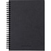 STARTER KIT INFINITEBOOK A5 PLANNER TEXTURE. Set bestehend aus einem Infinitebook mit Hardcover, einem Reinigungsset, einem Marker und einem Halter für Kugelschreiber, Schwarz