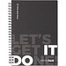 STARTER KIT INFINITEBOOK. Set bestehend aus einem Infinitebook mit Hardcover, einem Reinigungsset, einem Marker und einem Kugelschreiberhalter, Schwarz