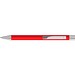 uma® Metall-Kugelschreiber Straight SI, blaue Mine, hellrot