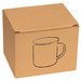 Sublimations Emaille Tasse , weiss