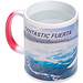 Sublimationstasse mit Effekt, 300 ml, rot