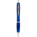 SWING rPET. Recyceltes PET (100% rPET)-Kugelschreiber mit Metallclip, Blau