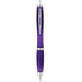 SWING rPET. Recyceltes PET (100% rPET)-Kugelschreiber mit Metallclip, Violett