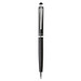 SWISS PEAK® Drehkugelschreiber Deluxe Stylus, blaue Mine, schwarz, silber