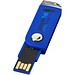 Swivel Rectangular USB-Stick, blau, 8GB