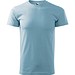 T-Shirt Herren Basic, 2XL, himmelblau