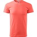 T-Shirt Herren Basic, 2XL, koralle