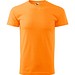 T-Shirt Herren Basic, 2XL, mandarine orange