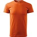 T-Shirt Herren Basic, 2XL, orange