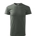 T-Shirt Herren Basic, 4XL, dunkler schiefer