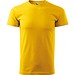 T-Shirt Herren Basic, 4XL, gelb