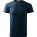 T-Shirt Herren Basic, 4XL, marineblau
