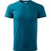 T-Shirt Herren Basic, 4XL, petrolblau
