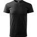 T-Shirt Herren Basic, 4XL, schwarz