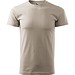 T-Shirt Herren Basic, S, eisgrau