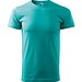 T-Shirt Herren Basic, S, smaragdgrün
