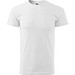 T-Shirt Herren Basic, S, weiss
