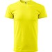 T-Shirt Herren Basic, S, zitronengelb