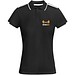 Tamil Sport Poloshirt für Damen, schwarz, 2XL