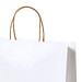 Papier Tragetasche Recycled groß, weiss