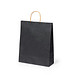 Papier Tragetasche Recycled medium, schwarz