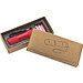 Taschenlampe aus Aluminium mit 9 LEDs, inkl. Batterien in einer Box, rot