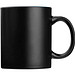 Tasse aussen schwarz, innen farbig, blau