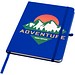 Teak A5 Hardcover Notizbuch, liniert, aus recyceltem Material, royalblau