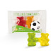 Trolli Team Gummibärchen, inkl. Druck, kompostierbare Folie, transparent