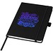 Thalaasa Hardcover Notizbuch aus Ozean Kunststoff, schwarz