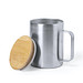 Isolierbecher Ricaly, 350 ml, silber