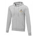 Theron Herren Kapuzenpullover mit Reißverschluss, heather grau, 3XL