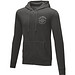 Theron Hoodie mit Reißverschluss für Herren, storm grey, XXL