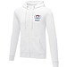 Theron Hoodie mit Reißverschluss für Herren, weiss, 3XL