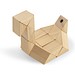 THINKO. Holzpuzzle bestehend aus 24 Teilen, Natur