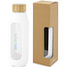 Tidan 600 ml Flasche aus Borosilikatglas mit Silikongriff, weiss