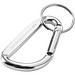 Timor Karabiner Schlüsselanhänger aus recyceltem Aluminium, silber